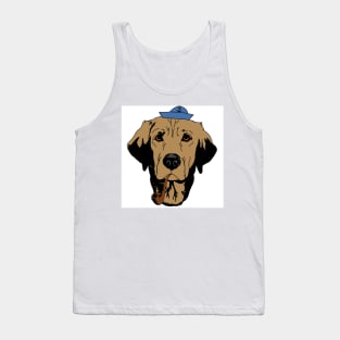 Golden retriever sailor Tank Top